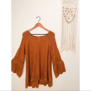 Lauren Conrad Rust Dainty Sweater